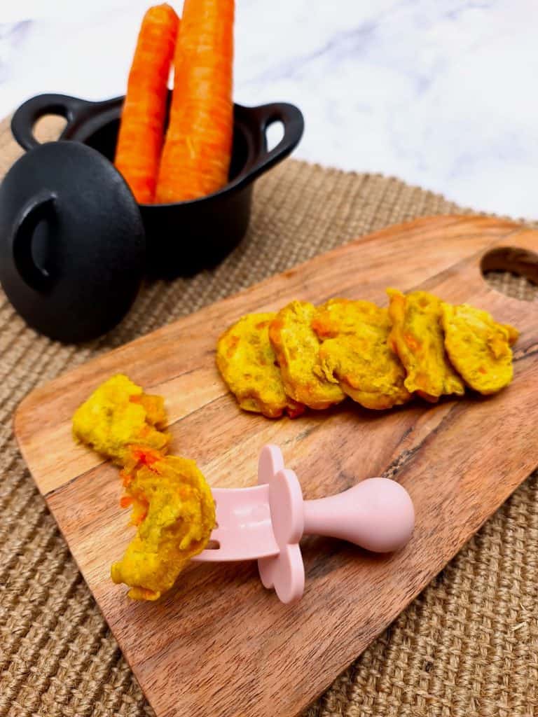 Une recette de blinis carotte curry pour accompagner vos tapenades en DME.