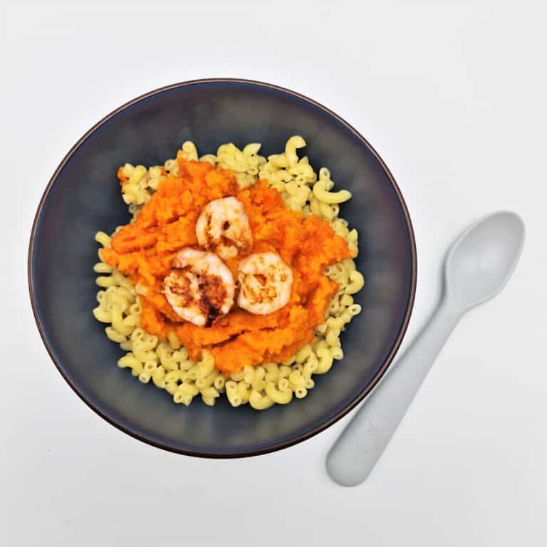 Une recette rempli de saveurs pour un repas en DME : le curry de scampis aux carottes.