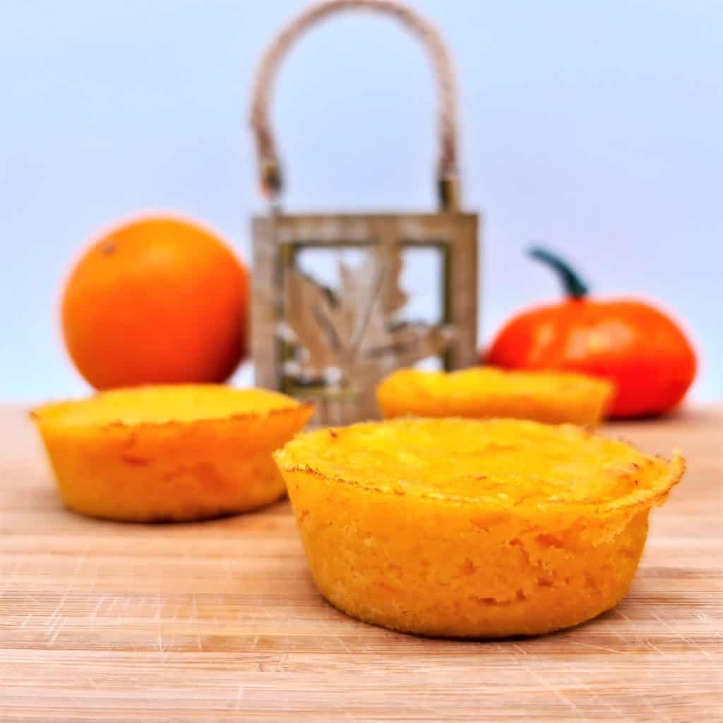 Une recette automnale : les muffins citrouille orange parfaits pour le repas de bébé en DME.