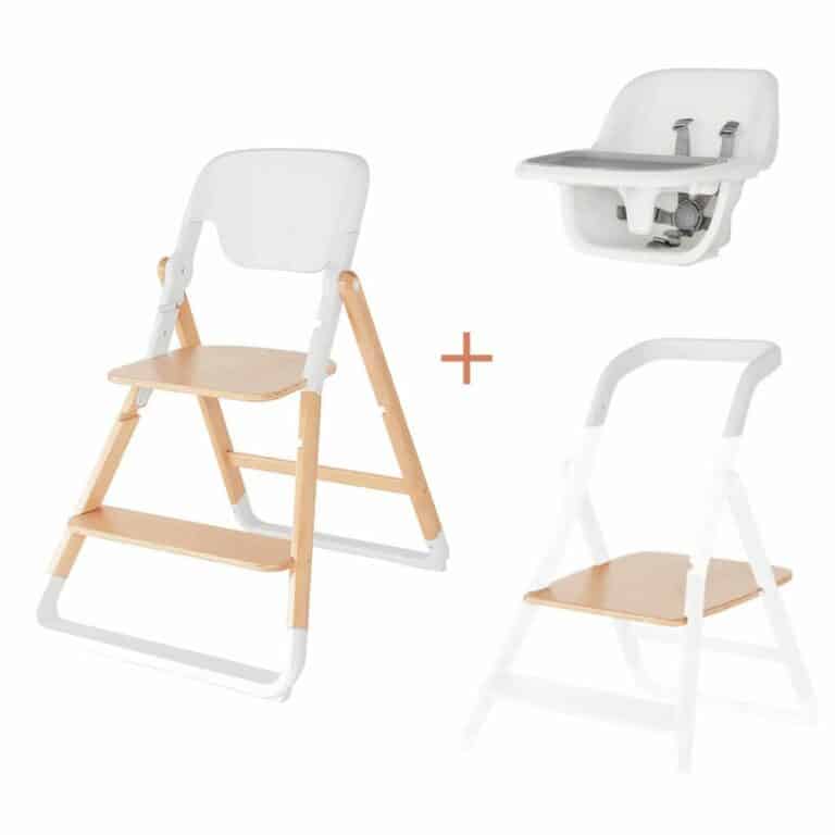 Chaise evolve Ergobaby 3 en 1, se transforme en tour d'observation et en chaise pour enfants.
