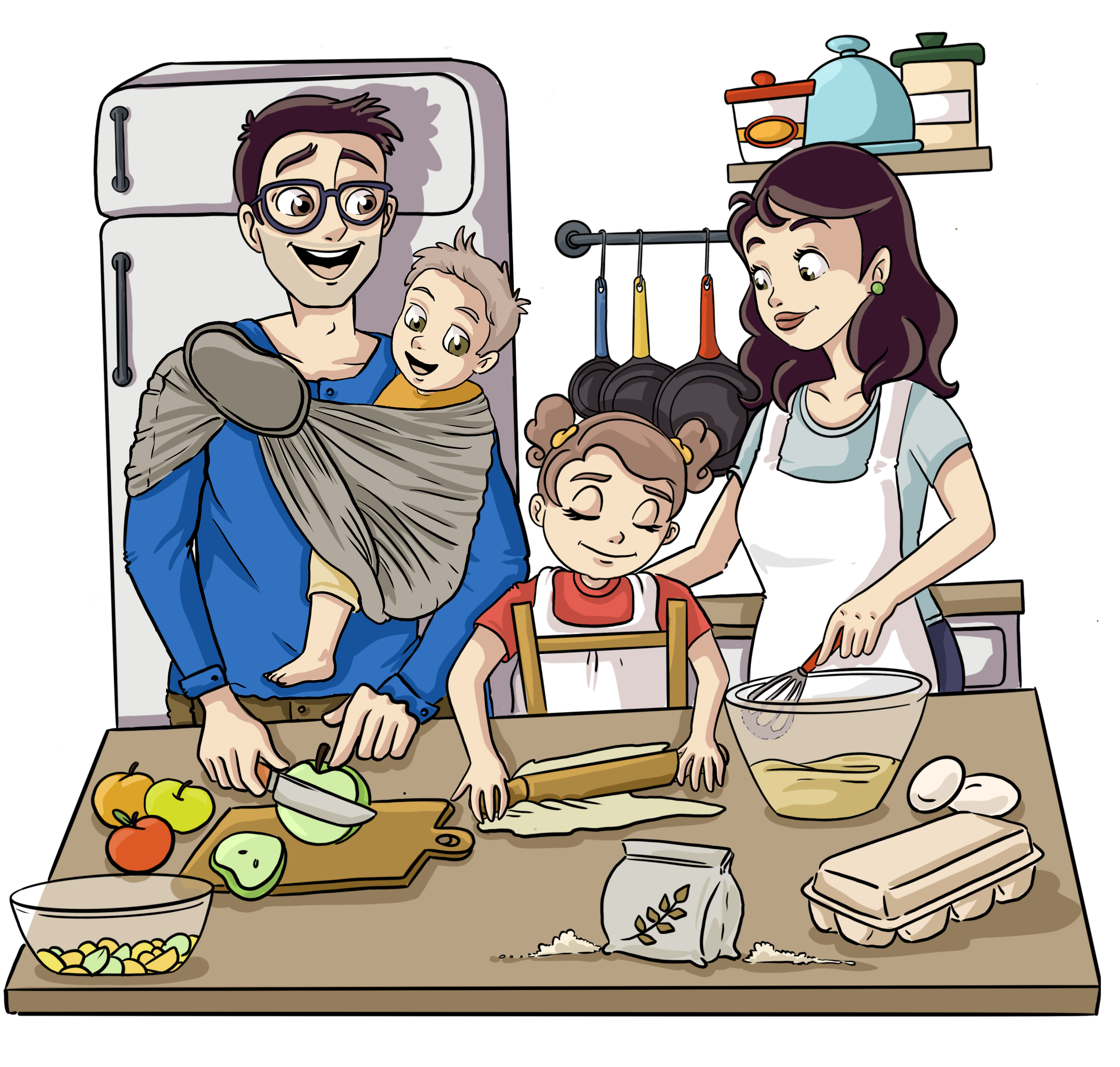 Cuisiner avec bébé : une chouette activité à faire en famille