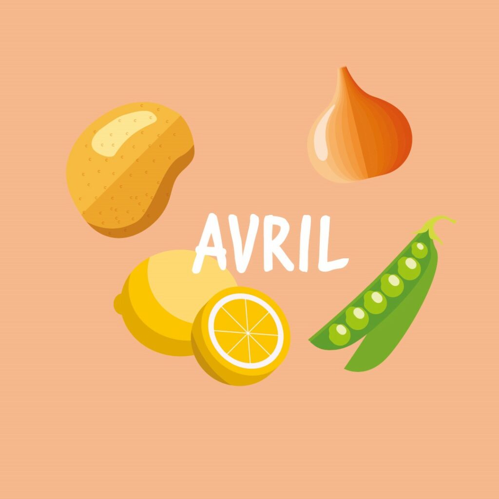 En avril aussi, on mange les fruits et légumes de saison !