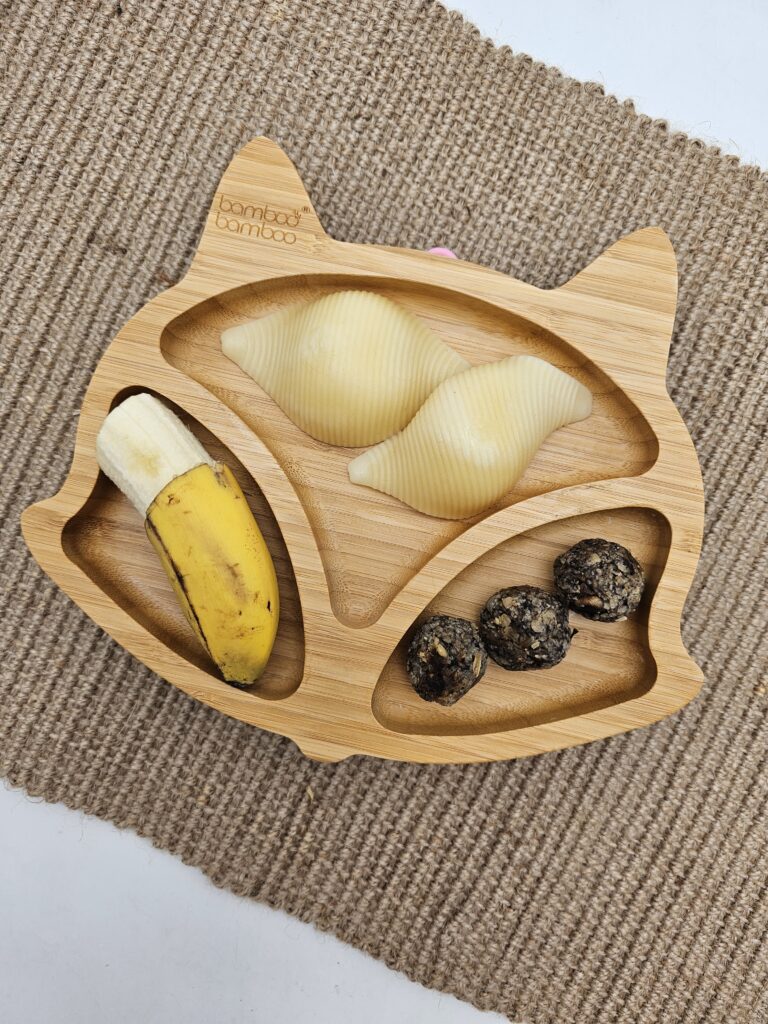 des boulettes de champignon pour le repas de bébé