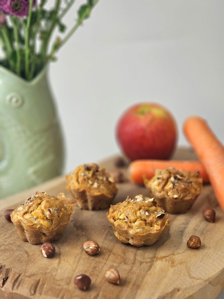 Des mini muffins sucré et salé pour faire découvrir de nouvelles saveurs à bébé dès ses 6 mois