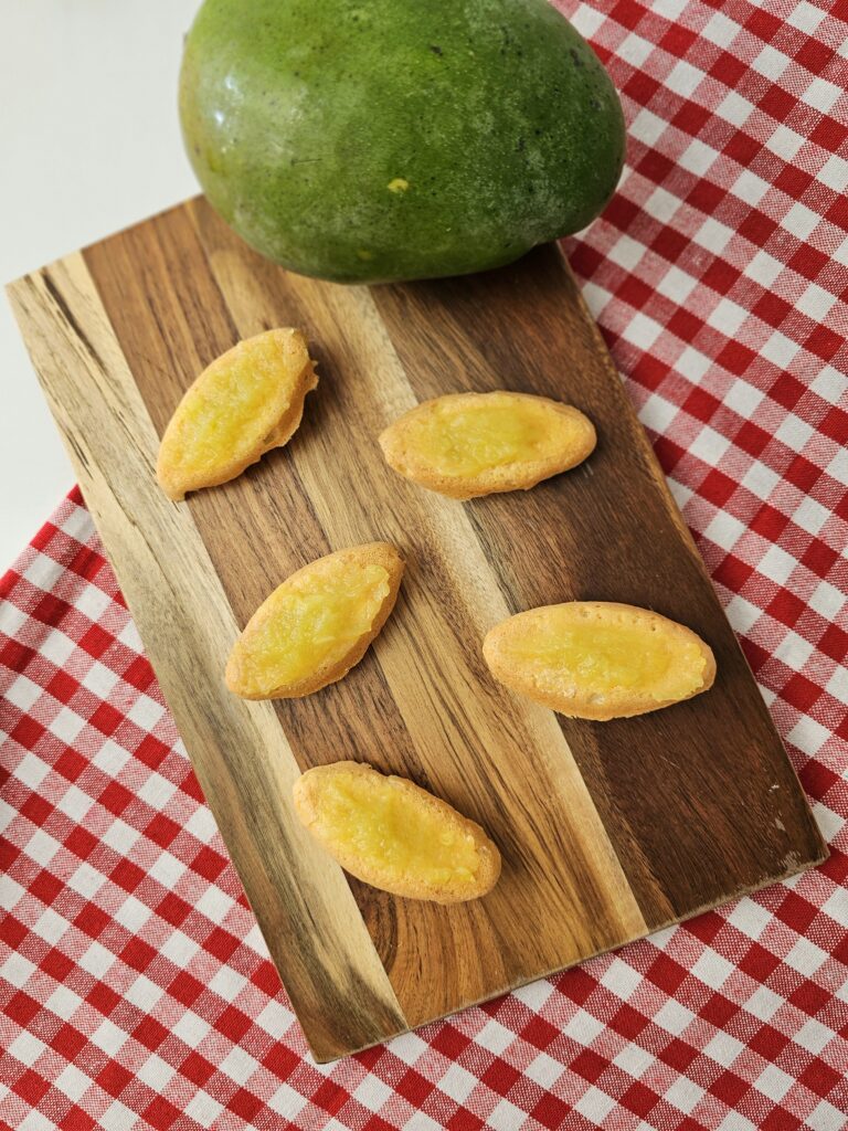 Gouter pour bébé : des barquettes à la mangue