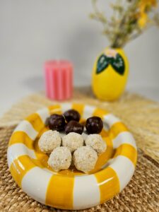 RAPLEY-METHODE Recept zonder te koken: Coco-Avoine Balls vanaf 9 maanden, babyversie of chocoladeachtig voor ouder