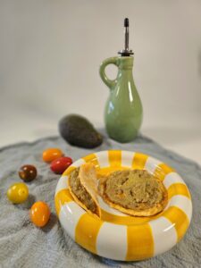 RAPLEY-METHODE recept van 8 maanden: tortilla zoete aardappelhuis en gemakkelijke en snelle advocaat-tomat.