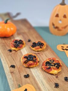 BLW Baby pizza halloween party baby blw 12 months
