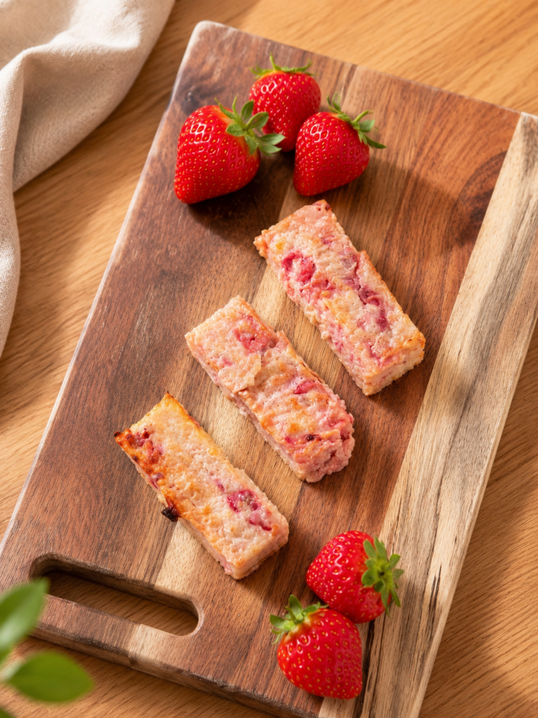 Aardbeiensticks voor baby's vanaf 6 maanden: een heerlijk zacht recept RAPLEY-METHODE , ideaal om aardbeien op een nieuwe manier te ontdekken